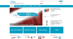 Desktop Screenshot of lzra.lv